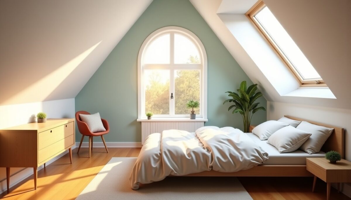 Chambre sous pente : Comment choisir le mur à peindre pour maximiser l'espace ?
