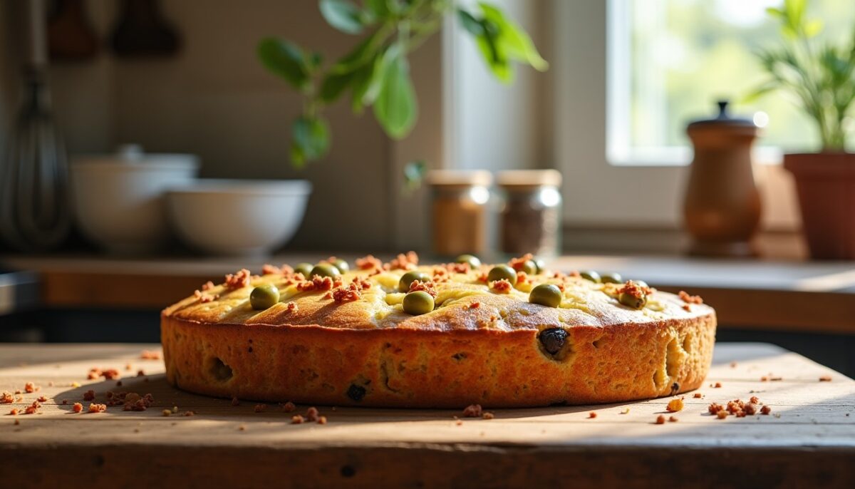 Cake salé aux olives et lardons : une recette gourmande à découvrir absolument