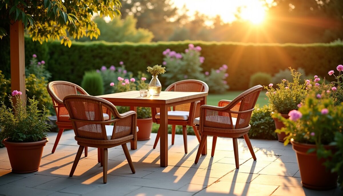 Mobilier de jardin : bien choisir en fonction de l&rsquo;exposition de votre terrasse