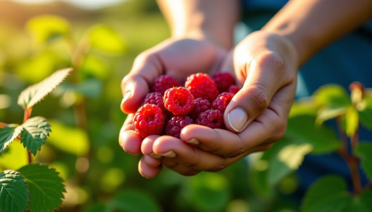 Cueillette des framboises : Comment reconnaître le moment parfait pour récolter