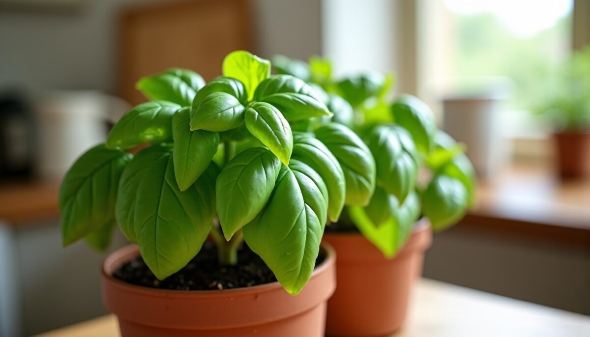 Astuces efficaces pour garder votre basilic frais et bien vert plus longtemps