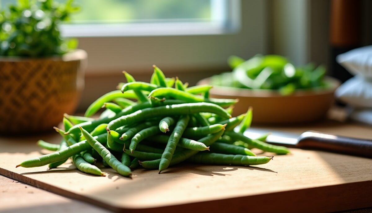 Astuce pour congeler des haricots verts frais et préserver leur croquant