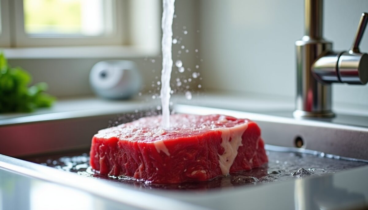 Comment décongeler rapidement la viande sans la cuire : astuces efficaces et sûres
