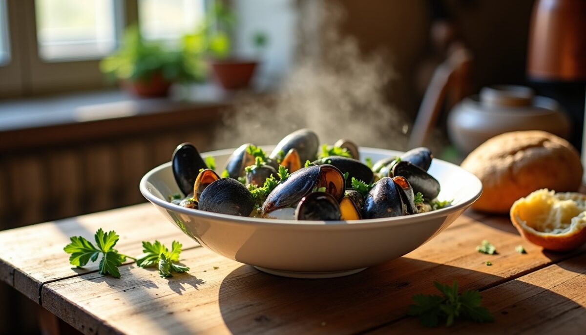 Moules marinière à la crème : les doses parfaites pour un succès garanti